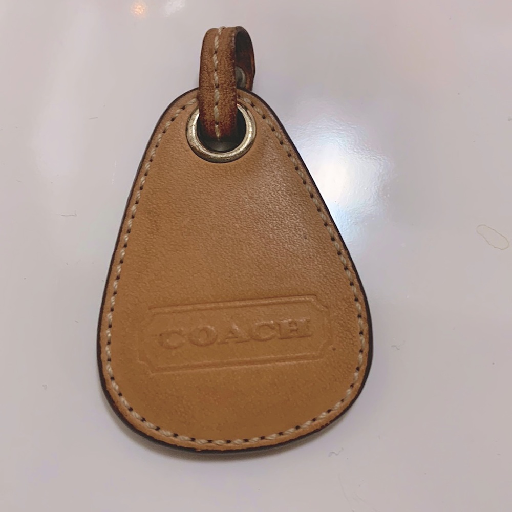 COACH Vachetta Leather Key Fob VINTAGE and Perfect
